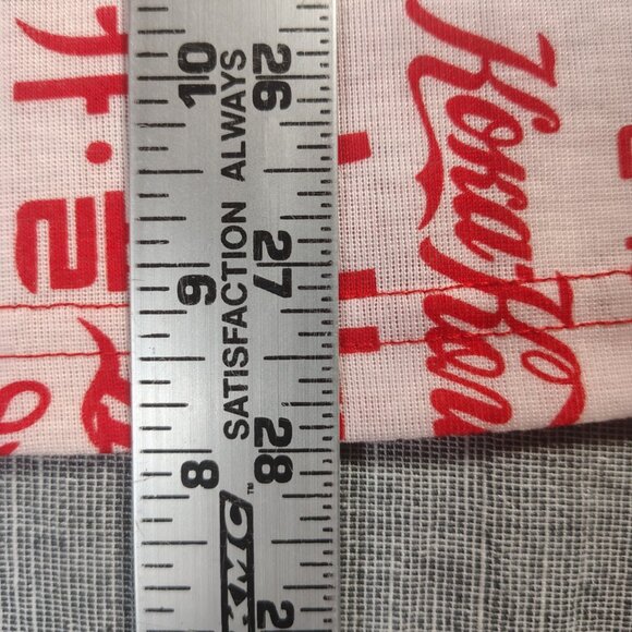 Coca Cola Shirt Recycled Bottle Tank Top All Over Print Multi Language Womens - Picture 5 of 7